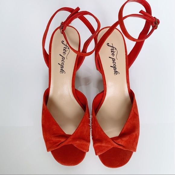 Free People Shoes - NEW Free People Suede Block Heels- Size 39